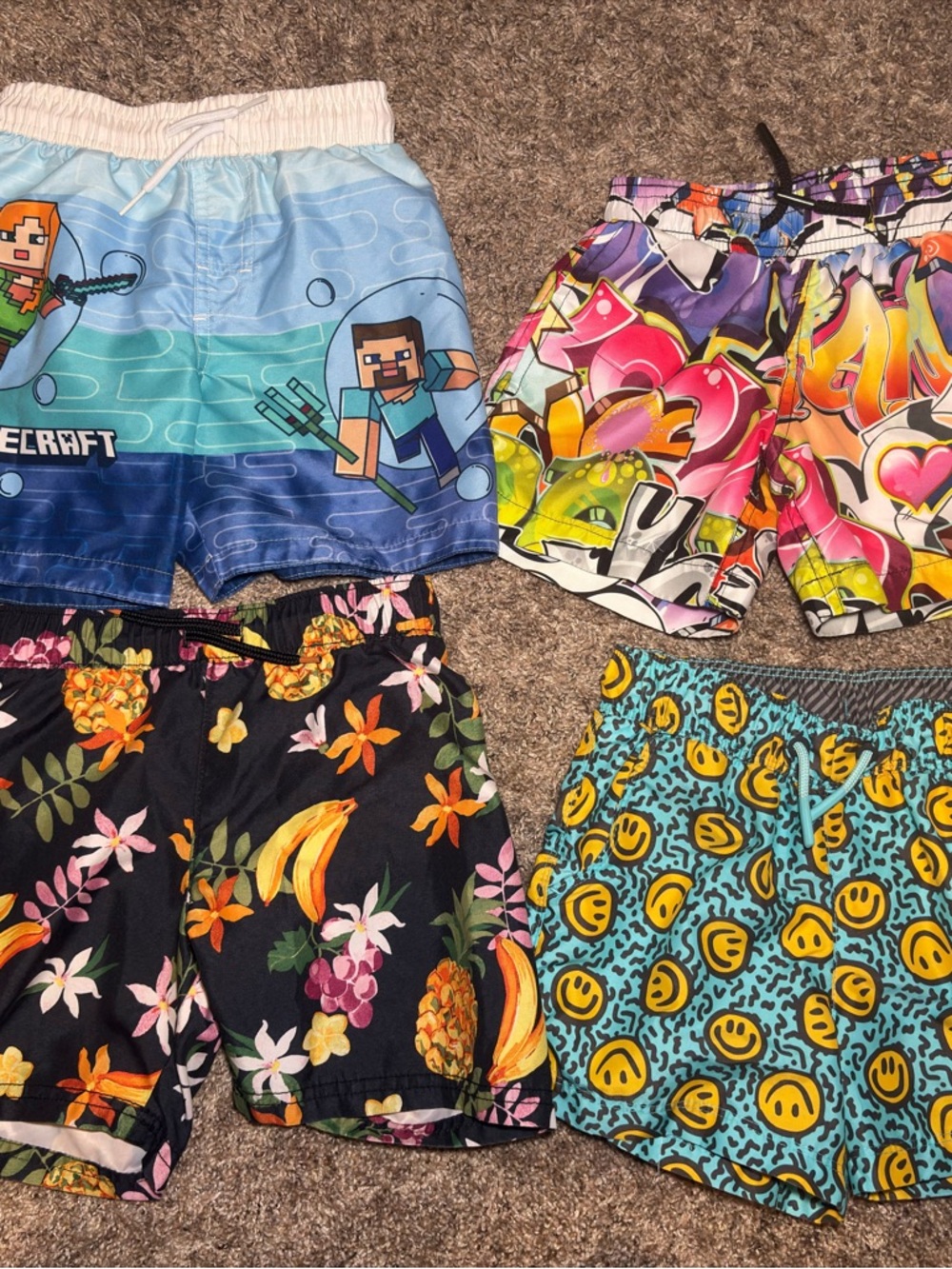 Kid’s Swim Shorts - Graphic Trunks